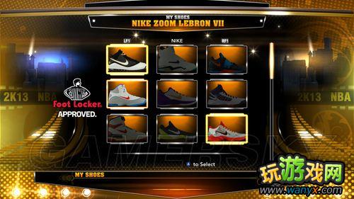 NBA 2K13101˫NIKE Ь ԶƥͼƬб