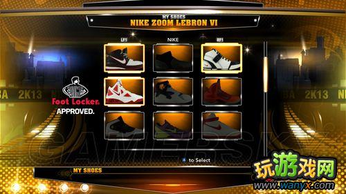 NBA 2K13101˫NIKE Ь ԶƥͼƬб