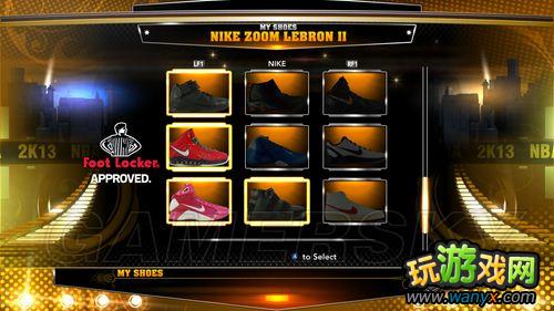 NBA 2K13101˫NIKE Ь ԶƥͼƬб